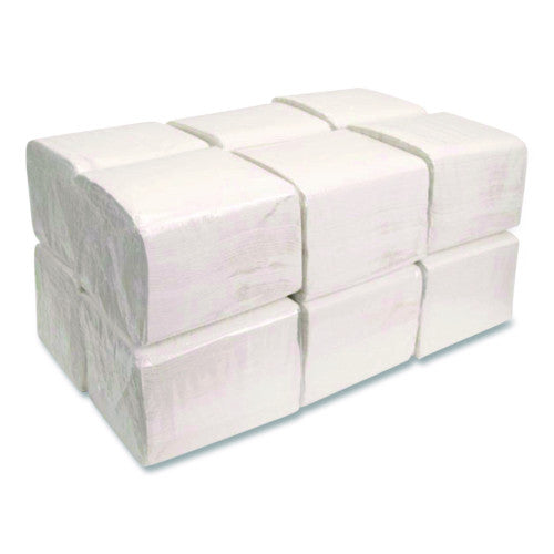 Boardwalk Dinner Napkins, 1-Ply, 16" x 16", White, 250/Pack, 12 Packs/Carton (1616NAPW)